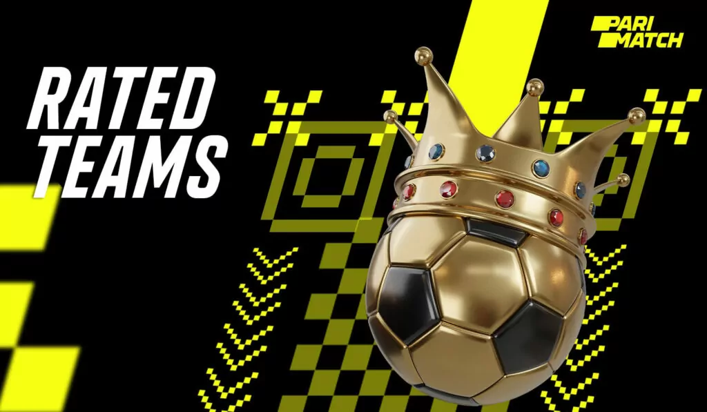 Extensive table with team rankings in 2022