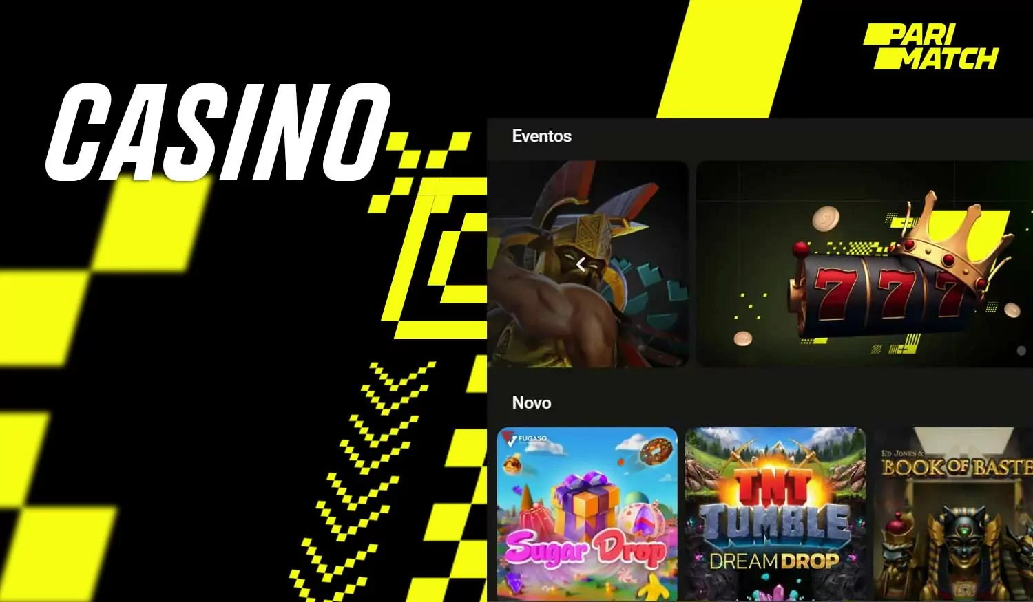 All available casino games on the Parimatch Casino platform.