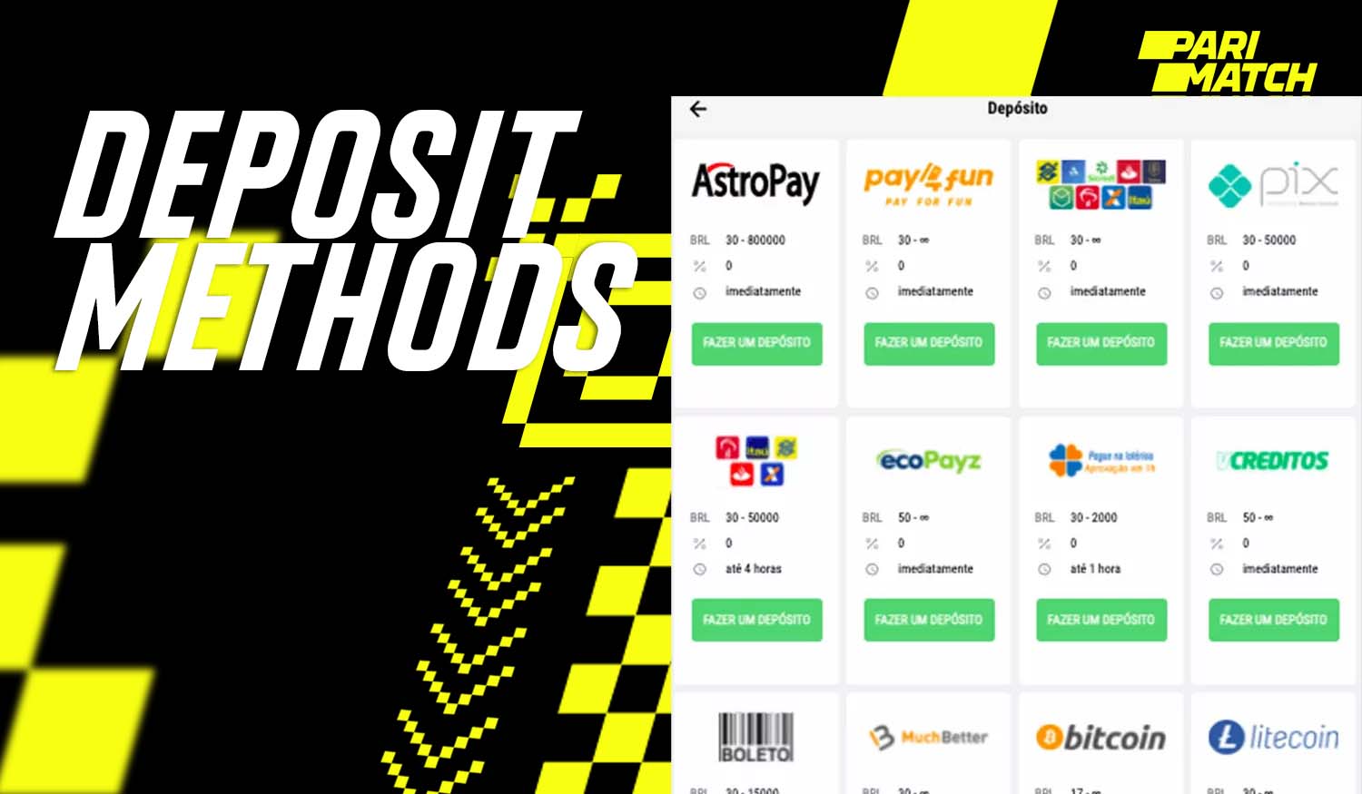 login betting online minimal deposit