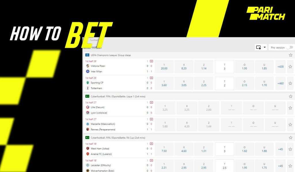 The most convenient way to bet on sports on the Parimatch Brazil platform.